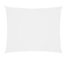 Voile D'ombrage Tissu Oxford Rectangulaire 4x6 M Blanc