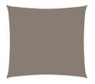 Voile D'ombrage Tissu Oxford Rectangulaire 2x2,5 M Taupe