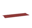 Coussin De Banc De Jardin Rouge Bordeaux 150x50x3 Cm