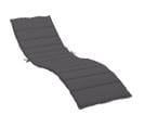 Coussin De Chaise Longue Anthracite 200x60x3 Cm Tissu Oxford