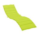 Coussin De Chaise Longue Vert Vif 200x60x3 Cm Tissu Oxford