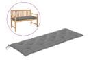 Coussin De Banc De Jardin Gris 150x50x7 Cm Tissu Oxford