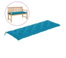 Coussin De Banc De Jardin Bleu Clair 150x50x7 Cm Tissu Oxford