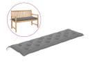 Coussin De Banc De Jardin Gris 180x50x7 Cm Tissu Oxford