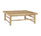 Table basse De Jardin 65x65x30 Cm Bambou