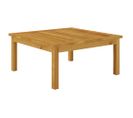 Table basse De Jardin 63x63x30 Cm Bois Solide D'acacia