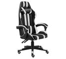 Fauteuil Gamer Noir Et Blanc Similicuir