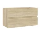 Meuble Sous-Vasque Chêne Sonoma 80x38,5x45 Cm Bois D'ingénierie