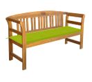 Banc De Jardin Avec Coussin 157 Cm Bois D'acacia Massif