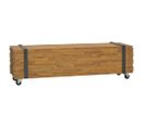 Meuble TV 110x30x32,5 cm Bois de teck massif