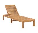 Chaise Longue Bois De Teck Solide