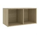 Meuble TV Chêne Sonoma 72x35x36,5 Cm Aggloméré