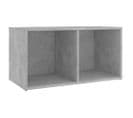 Meuble TV Gris Béton 72x35x36,5 Cm Aggloméré