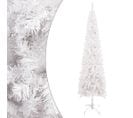 Sapin De Noël Étroit Blanc 180 Cm