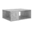 Table Basse Gris Béton 90x67x33 Cm Aggloméré