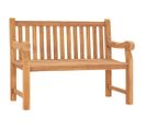 Banc De Jardin 114 Cm Bois De Teck Solide