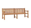 Banc De Jardin 228 Cm Bois De Teck Solide