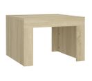 Table Basse Chêne Sonoma 50x50x35 Cm Aggloméré