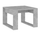 Table D'appoint Gris Béton 50x50x35 Cm Aggloméré