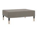 Repose-pied Gris Clair 78x56x32 Cm Velours