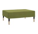 Repose-pied Vert Clair 78x56x32 Cm Velours