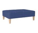 Repose-pied Bleu 78x56x32 Cm Tissu