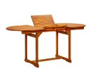 Table De Jardin (120-170)x80x75 Cm Bois D'acacia Massif