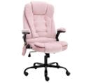 Chaise De Bureau De Massage Rose Velours