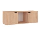 Meuble TV Chêne Sonoma 88,5x27,5x30,5 Cm Aggloméré