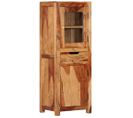 Buffet Haut 40x34x110 Cm Bois Massif D'acacia