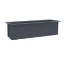 Jardinière Pour Palettes Euro 12 PCs Gris 36x13,5x9,5cm Pp