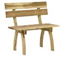 Banc De Jardin 110 Cm Bois De Pin Imprégné