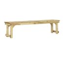 Banc De Jardin 180 Cm Bois De Pin Imprégné