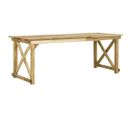 Table De Jardin 200x79x75 Cm Bois De Pin Imprégné