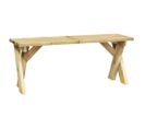 Banc De Jardin 110 Cm Bois De Pin Imprégné