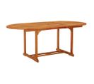 Table De Jardin 200x100x75 Cm Bois D'eucalyptus Solide