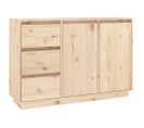 Buffet 111x34x75 Cm Bois Massif De Pin