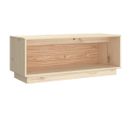 Meuble TV 90x35x35 Cm Bois De Pin Massif