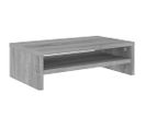 Support De Moniteur Sonoma Gris 42x24x13 Cm Bois Contreplaqué