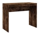 Bureau Chêne Fumé 90x40x72 Cm Bois Contreplaqué