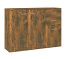 Buffet Chêne Fumé 105x30x75 Cm Bois Contreplaqué