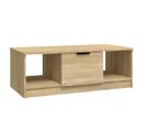 Table Basse Chêne Sonoma 102x50x36 Cm Bois Contreplaqué