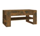 Table Basse Chêne Fumé 102x55x45 Cm Bois Contreplaqué