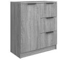 Buffet Sonoma Gris 60x30x70 Cm Bois Contreplaqué