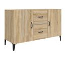 Buffet Chêne Sonoma 100x36x60 Cm Bois Contreplaqué