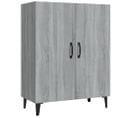 Buffet Sonoma Gris 70x34x90 Cm Bois Contreplaqué