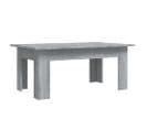 Table Basse Sonoma Gris 100x60x42 Cm Bois Contreplaqué