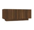 Meuble TV Chêne Marron 100x35x40 Cm Bois Contreplaqué