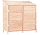 Remise De Jardin 102x52x112 Cm Bois De Sapin Solide