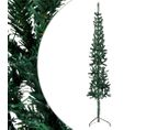 Demi Sapin De Noël Artificiel Mince Avec Support Vert 150 Cm